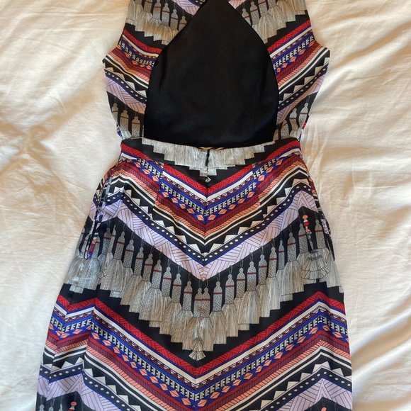 Mara Hoffman open back tribal print mini dress - Picture 4 of 4